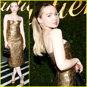 Dove Cameron Is the Golden Girl at Cartier Event