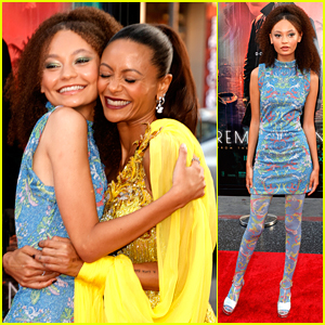 Nico Parker Joins Mom Thandiwe Newton at the Premiere of Their New Movie 'Reminiscence'