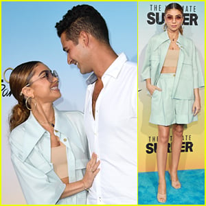 Sarah Hyland & Wells Adams Have Cute Moments at 'Bachelor In Paradise' Premiere