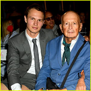 Ansel Elgort Makes a Rare Appearance During NYFW!