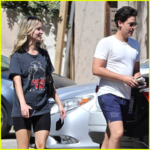 Cole Sprouse & Ari Fournier Step Out For Late Breakfast Date in LA