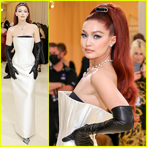 Gigi Hadid Debuts Red Hair at Met Gala 2021