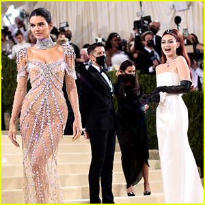 Gigi Hadid Has the Best Reaction to Kendall Jenner at Met Gala 2021