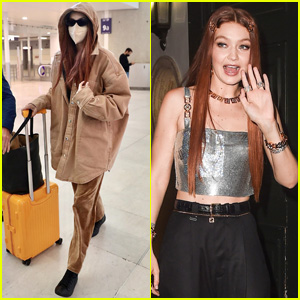 Gigi Hadid Jets Off to Paris After Stepping Out for Fendace After Party