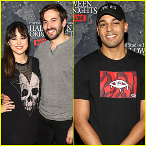 Hayley Orrantia, Michael Evan Behlings & More Check Out Halloween Horror Nights