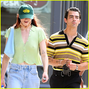 Joe Jonas Steps Out For A Stroll With Sophie Turner