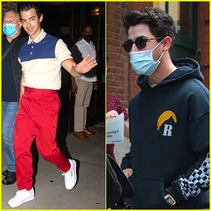 Joe & Nick Jonas Spotted In New York City Ahead of New Music Video Release