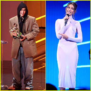 Justin Bieber Dressed in Over-Sized Clothing at VMAs 2021 While Hailey Went Chic in Alaia