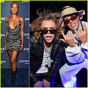 Justine Skye & The Kid LAROI Support Justin Bieber at 'Our World' NYC Premiere