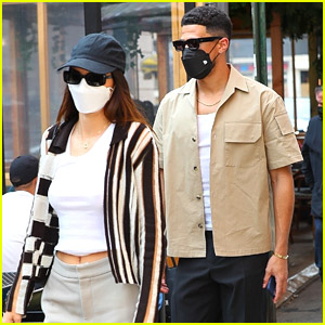 Kendall Jenner Wears Chic Striped Sweater While Out To Lunch With Devin ...