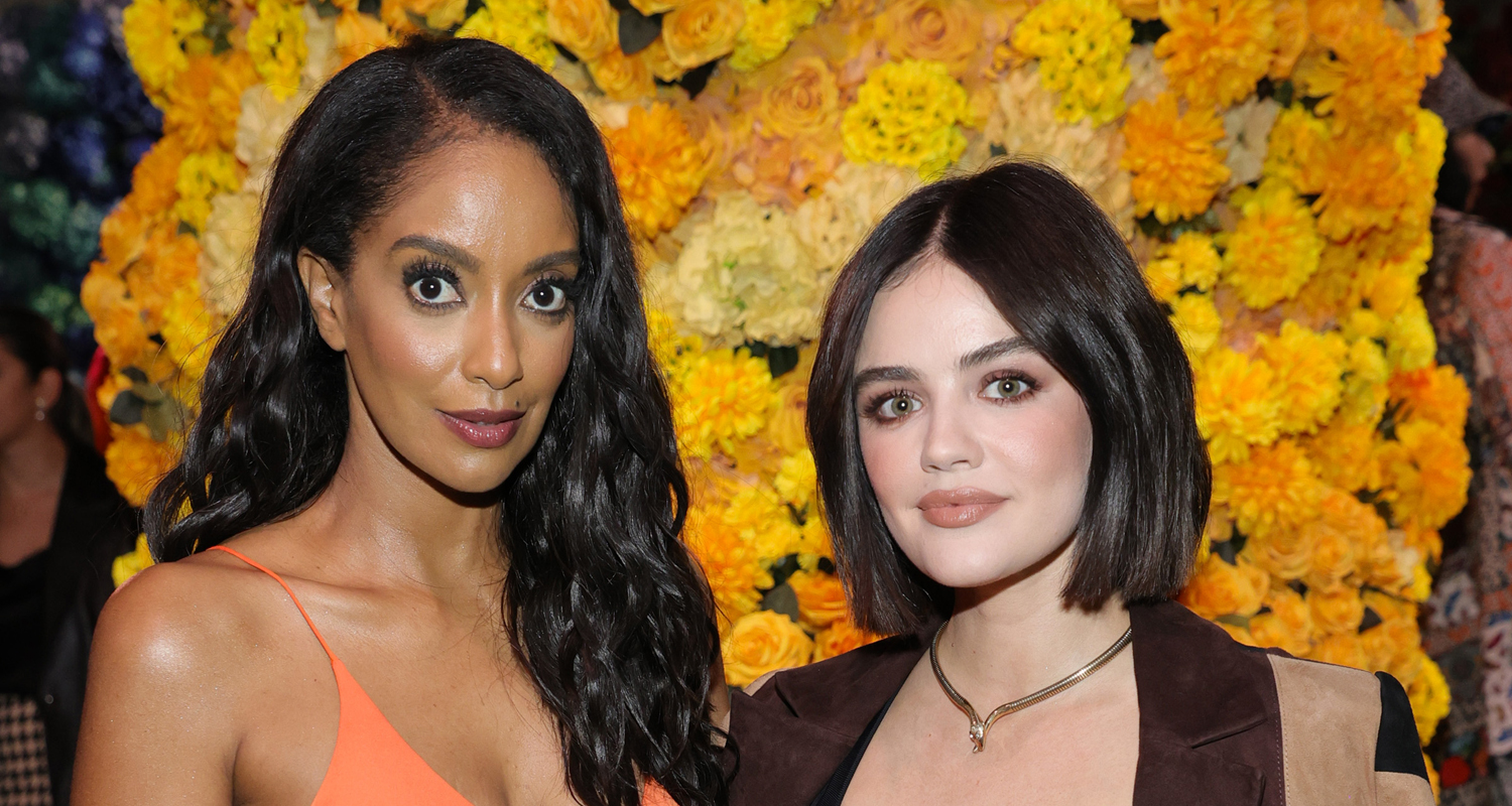 Lucy Hale & Azie Tesfai Meet Up at Alice + Olivia Fashion Show In New York