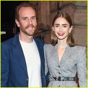 Newlyweds Lily Collins & Charlie McDowell Step Out For Cartier Dinner In Berlin