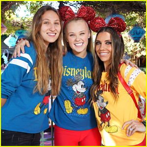 JoJo Siwa's Girlfriend Kylie Joins Her & Jenna Johnson at Disneyland Ahead of 'DWTS' Disney Night