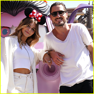 Olivia Jade & Val Chmerkovskiy Have Fun at Disneyland Before 'DWTS' Disney Night!