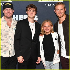 Stephen Amell & Alexander Ludwig Pose With Younger Selves at 'Heels' Season Finale Screening