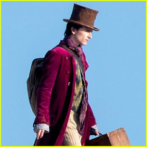 Timothee Chalamet Films a Beach Scene for 'Wonka' Movie - See the Set Photos!
