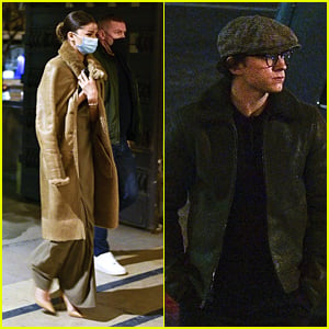 Tom Holland & Zendaya Step Out For Late Night Dinner Together in Paris