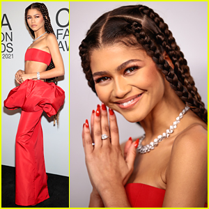 Honoree Zendaya Wears Braids to CFDA Fashion Awards 2021