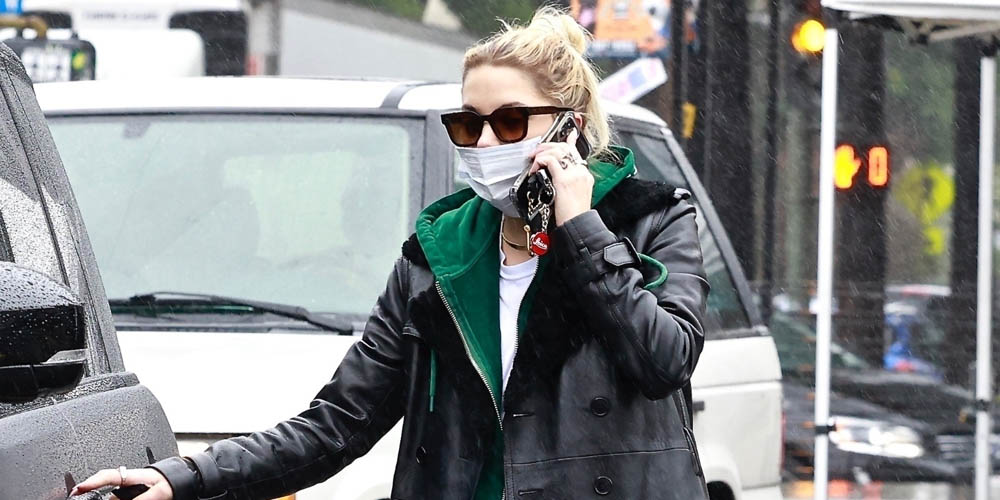 Ashley Benson Drives G-Eazy’s Black Range Rover During a Coffee Run in LA