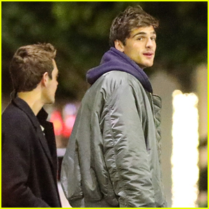 Jacob Elordi Meets Up with A Friend for Dinner in Beverly Hills