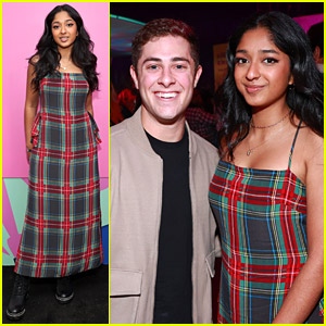 'Never Have I Ever' Stars Jaren Lewison & Maitreyi Ramakrishnan Attend Spotify Wrapped Party