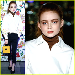 Sadie Sink Steps Out For Kate Spade Presentation in New York City