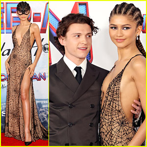Zendaya & Tom Holland Are Picture Perfect at 'Spider-Man: No Way Home' Premiere