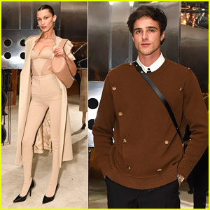 Jacob Elordi Attends Burberry Event with Bella Hadid & More