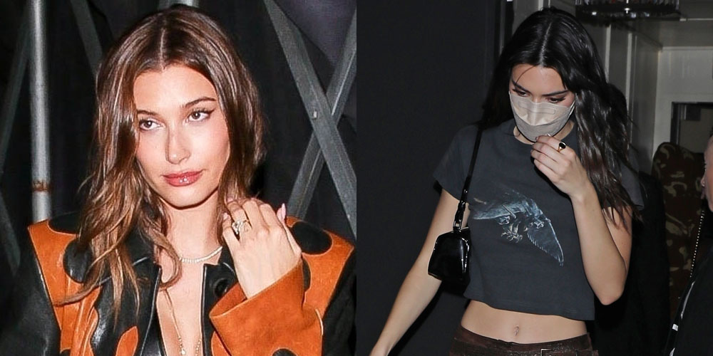 Kendall Jenner & Hailey Bieber Enjoy a Night Out at The Nice Guy in L.A ...