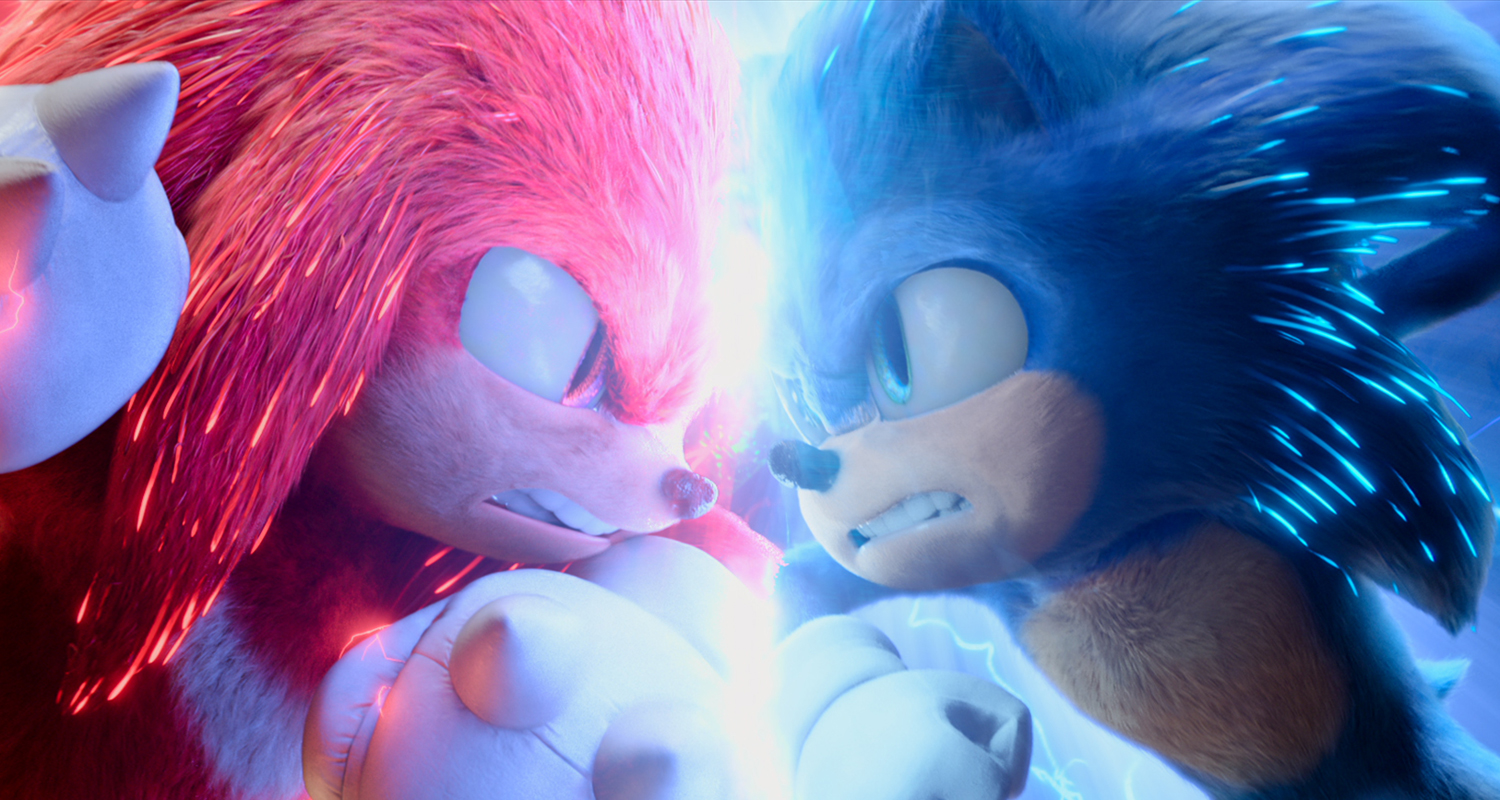 Knuckles dominates the screen in first Sonic the Hedgehog 2 movie