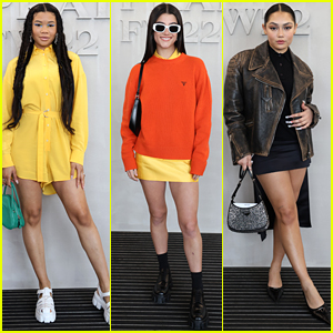 Storm Reid, Charli D'Amelio & Avani Gregg Step Out For Prada Fashion Show In Milan