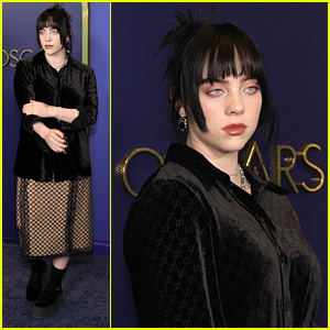 Billie Eilish Goes Edgy For Oscars Luncheon Event in LA
