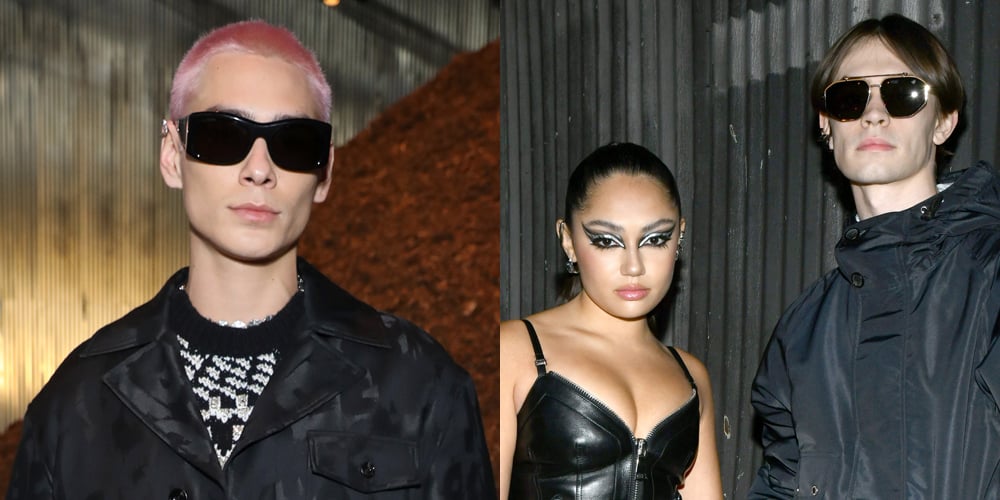 Evan Mock, Avani Gregg & Anthony Reeves Attend Alexander McQueen Fashion Show