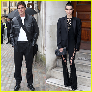 Jacob Elordi & Dixie D'Amelio Step Out In London For Burberry Fashion Show