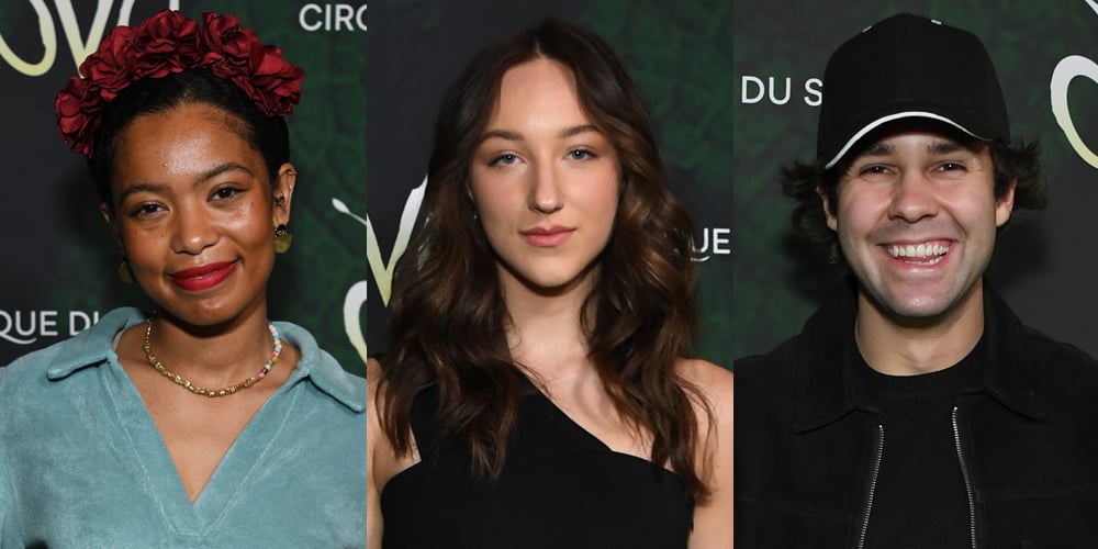 Jaz Sinclair, Ava Michelle & David Dobrik Check Out Cirque Du Soleil’s OVO Show