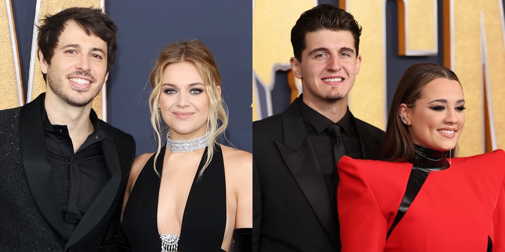Kelsea Ballerini, Gabby Barrett & Their Husbands Step Out For ACM Awards 2022