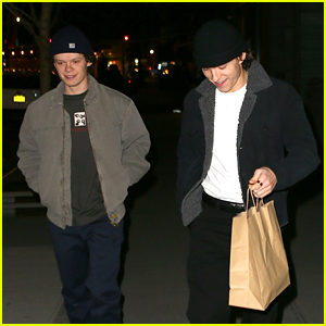 Tom Holland Grabs Dinner With Younger Brother Harry in NYC