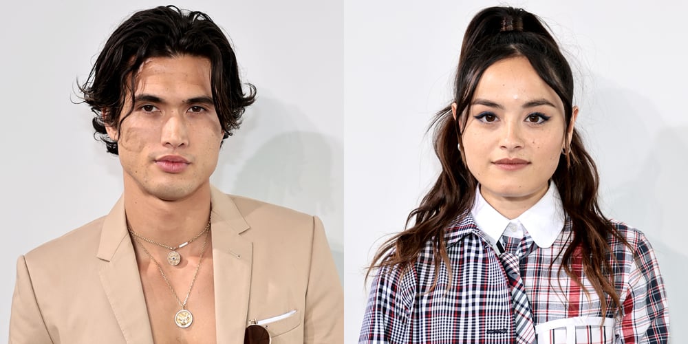 New Couple Charles Melton & Chase Sui Wonders Attend Thom Browne Fashion Show