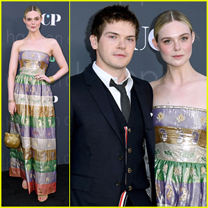Elle Fanning Stunned In A Colorful Look For 'Girl From Plainville' Screening