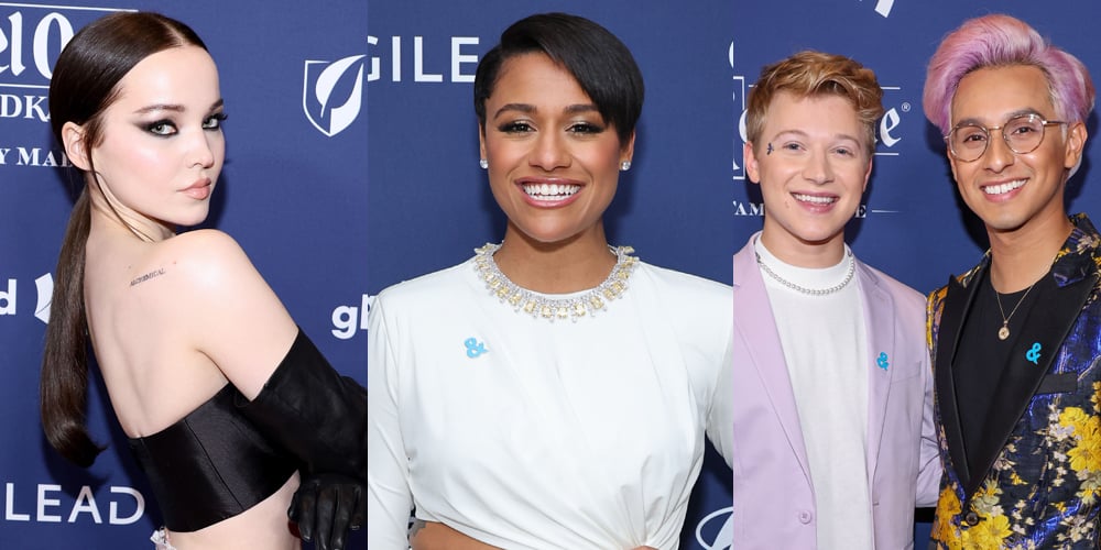 Musical Stars Dove Cameron, Ariana DeBose, Joe Serafini & Frankie Rodriguez Attend GLAAD Awards In NYC