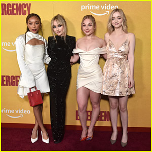 Sabrina Carpenter, Summer Madison, Gillian Rabin & Maddie Nichols Step Out in Style For 'Emergency' Premiere in LA