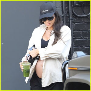 Shay Mitchell Shows Off Her Bare Baby During Day Out in Beverly