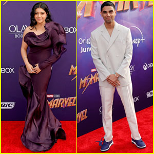 Iman Vellani Joins Co-Star Rish Shah at 'Ms. Marvel' Premiere in L.A.