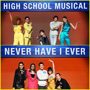 First Look at 'High School Musical' vs 'Never Have I Ever' on 'Celebrity Family Feud' (Photos)