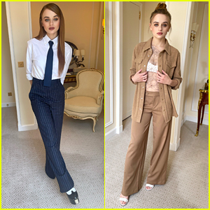 Joey King Suits Up for 'Bullet Train' Press In France