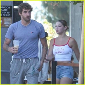'Outer Banks' Star Madelyn Cline Meets Up with Jackson Guthy for Lunch in Malibu