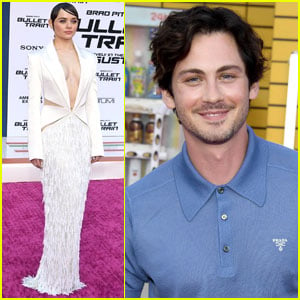 Joey King & Logan Lerman Attend the L.A. Premiere of Their New Movie 'Bullet Train'