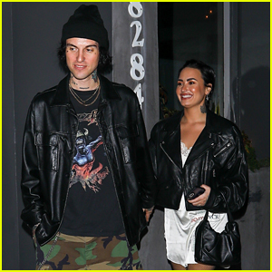 Demi Lovato & Boyfriend Jutes Hold Hands While Out For Dinner in Los Angeles