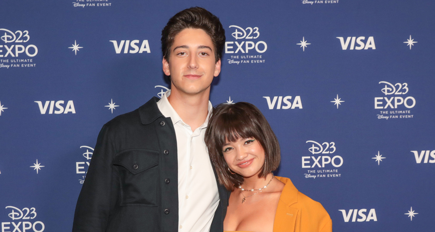 Peyton Elizabeth Lee And Milo Manheim Unveil ‘prom Pact Poster At D23 Expo 2022 D23 Expo Milo 0416