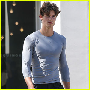 Shawn Mendes Gets in Morning Workout in West Hollywood